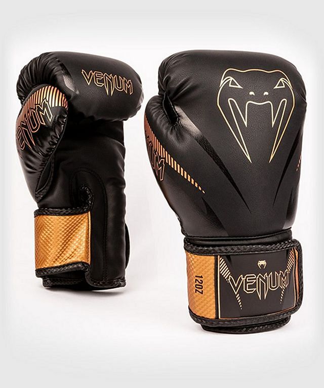 Guantes De Boxeo - Venum Impact Evo 2.0 Dark (Negro)