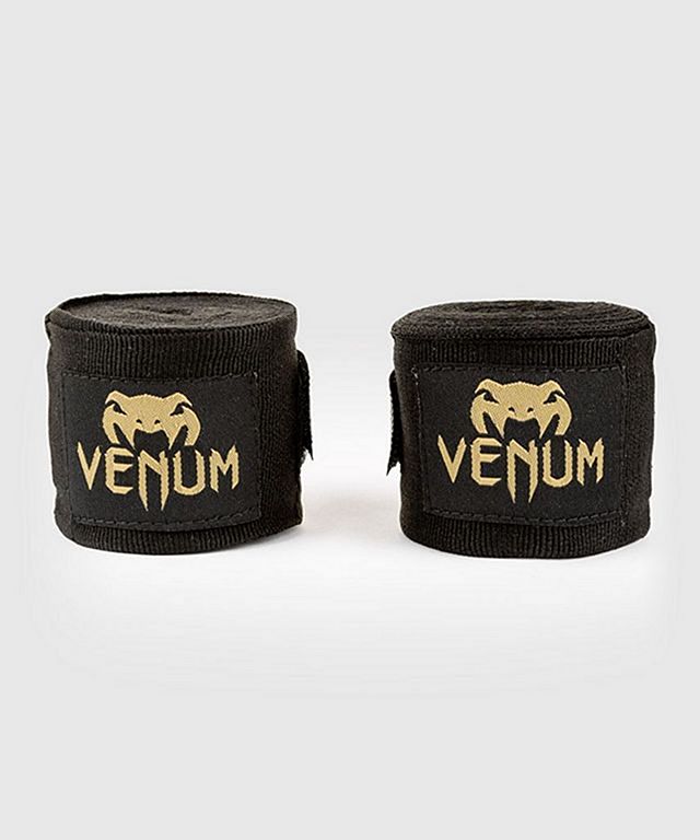 Tobilleras Venum Kontact - Negro/Oro – Venum España