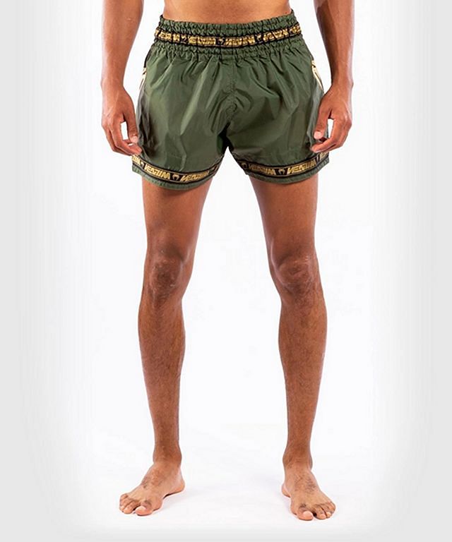 Short de Muay Thai Venum S47 - Noir/Orange