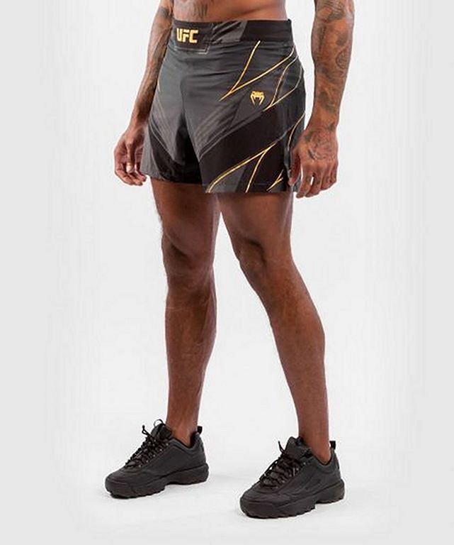Venum UFC Authentic Fight Night Mens Short Fit Champion Black Gold