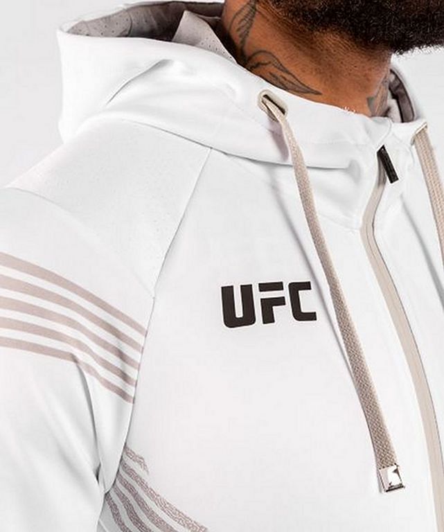 Venum UFC Authentic Fight Night Men's Walkout Hoodie White