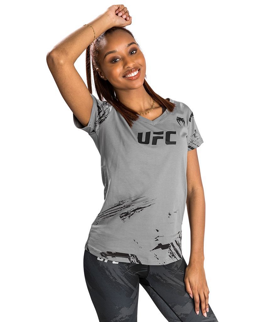 Venum UFC Authentic Fight Week 2.0 T-Shirt For Women Gris