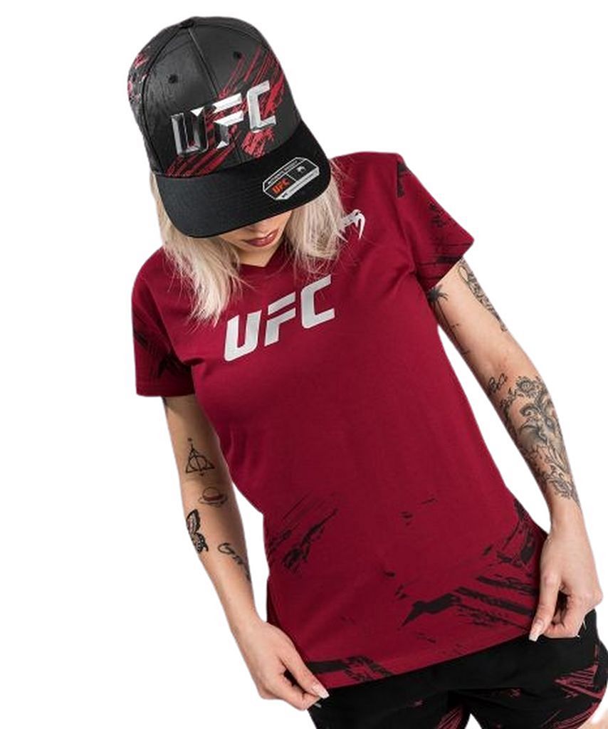 Venum UFC Authentic Fight Week 2.0 T-Shirt For Women Rojo