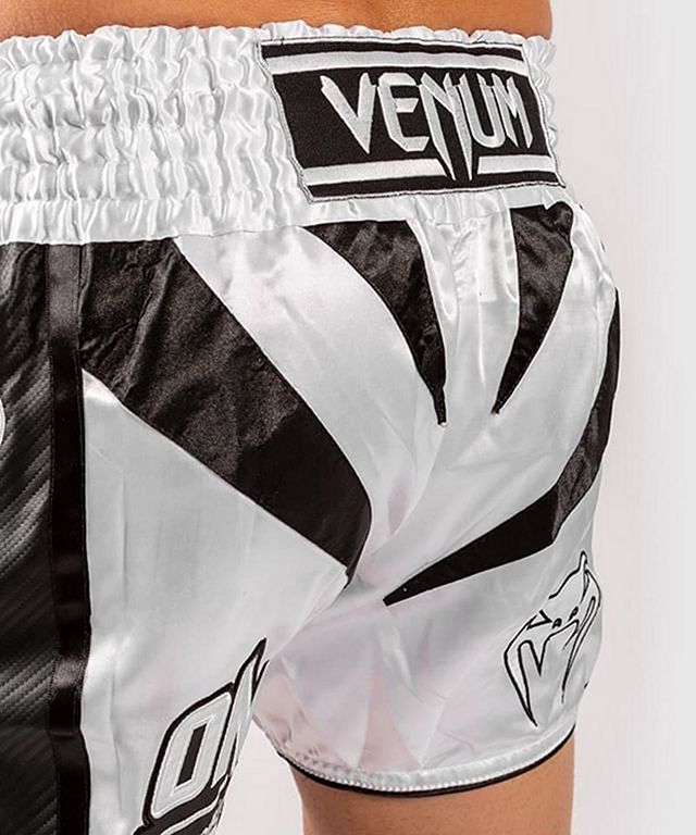 Pantalones Cortos De Muay Thai X One Fc - Blanco/NegroHombre