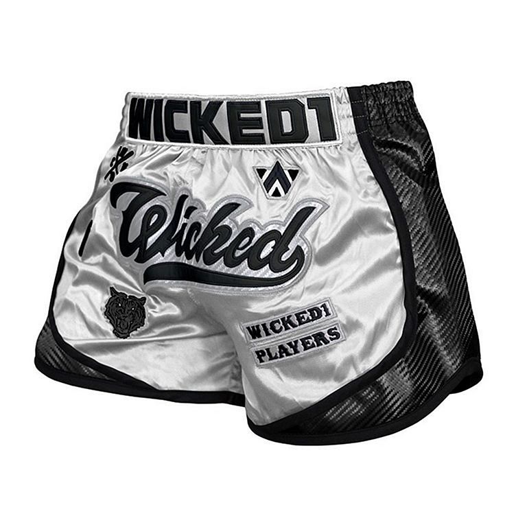 Prelude vergiftigen Uitputting Wicked One Muay-Thai Short & Kick Boxing Squad White