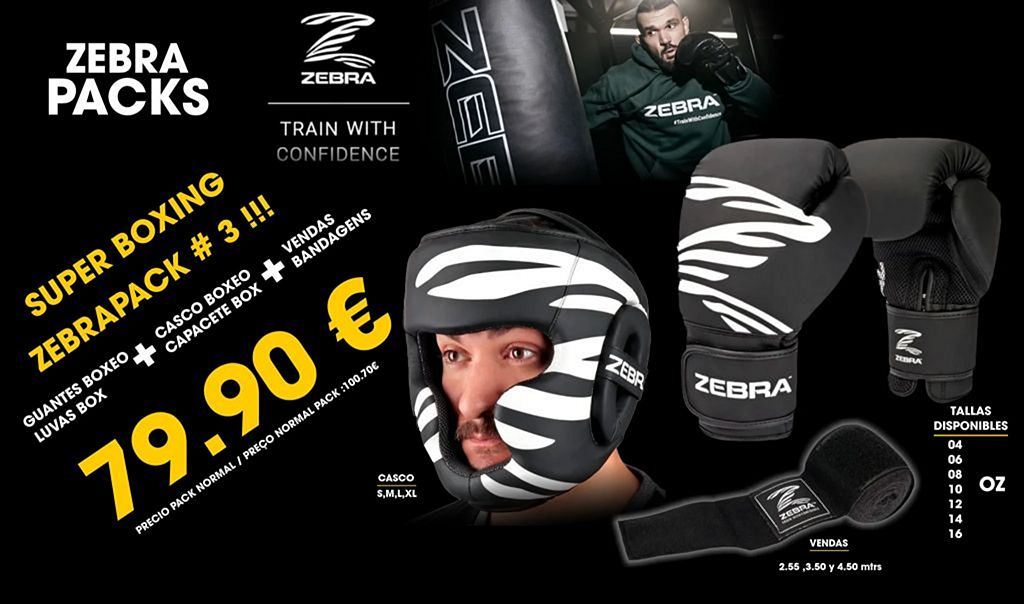 Casque de boxe Pro en cuir / ZEBRA ATHLETICS